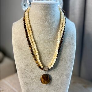 20. Jay King DRT Serpentine + Tiger’s Eye Necklace